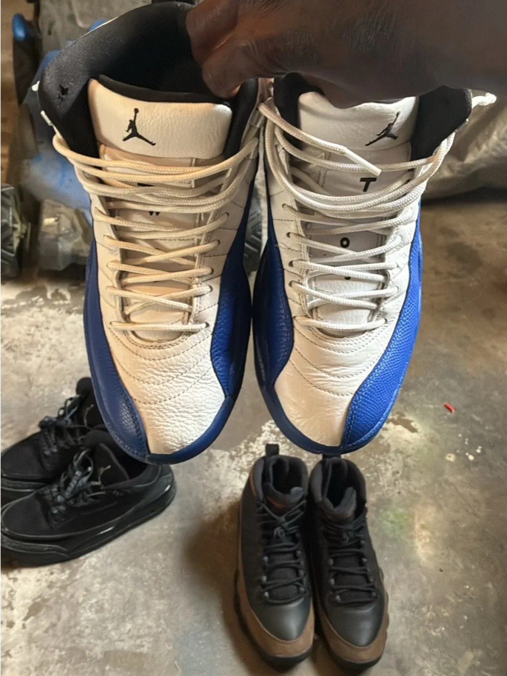 Jordan Men’s Sneakers in White and Blue